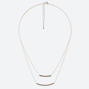 JILL MICHAEL Elliot Pre-Layered Bar Necklace